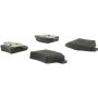 CENTRIC PARTS 102.10710 C-Tek Semi-Metallic Brake Pads with Shims