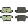 CENTRIC PARTS 102.10710 C-Tek Semi-Metallic Brake Pads with Shims