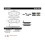 CENTRIC PARTS 102.10730 C-Tek Semi-Metallic Brake Pads with Shims