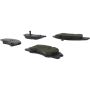 CENTRIC PARTS 102.10740 C-Tek Semi-Metallic Brake Pads with Shims
