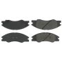 CENTRIC PARTS 102.10740 C-Tek Semi-Metallic Brake Pads with Shims