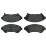 CENTRIC PARTS 102.10760 C-Tek Semi-Metallic Brake Pads with Shims