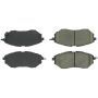 CENTRIC PARTS 102.10780 C-Tek Semi-Metallic Brake Pads with Shims