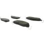 CENTRIC PARTS 102.10810 C-Tek Semi-Metallic Brake Pads with Shims