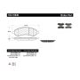 CENTRIC PARTS 102.10840 C-Tek Semi-Metallic Brake Pads with Shims
