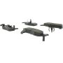 CENTRIC PARTS 102.10870 C-Tek Semi-Metallic Brake Pads with Shims