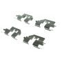 CENTRIC PARTS 102.10880 C-Tek Semi-Metallic Brake Pads with Shims