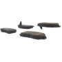 CENTRIC PARTS 102.10890 C-Tek Semi-Metallic Brake Pads with Shims