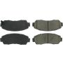 CENTRIC PARTS 102.10890 C-Tek Semi-Metallic Brake Pads with Shims