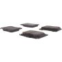 CENTRIC PARTS 102.10910 C-Tek Semi-Metallic Brake Pads with Shims