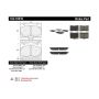 CENTRIC PARTS 102.10910 C-Tek Semi-Metallic Brake Pads with Shims