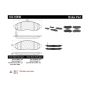 CENTRIC PARTS 102.10940 C-Tek Semi-Metallic Brake Pads with Shims