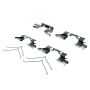 CENTRIC PARTS 102.10940 C-Tek Semi-Metallic Brake Pads with Shims