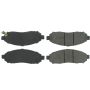 CENTRIC PARTS 102.10940 C-Tek Semi-Metallic Brake Pads with Shims