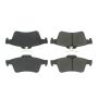 CENTRIC PARTS 102.10950 C-Tek Semi-Metallic Brake Pads with Shims