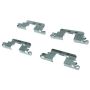 CENTRIC PARTS 102.11000 C-Tek Semi-Metallic Brake Pads with Shims