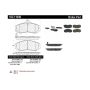 CENTRIC PARTS 102.11040 C-Tek Semi-Metallic Brake Pads with Shims
