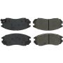 CENTRIC PARTS 102.11040 C-Tek Semi-Metallic Brake Pads with Shims