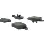 CENTRIC PARTS 102.11070 C-Tek Semi-Metallic Brake Pads with Shims