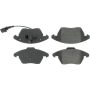 CENTRIC PARTS 102.11070 C-Tek Semi-Metallic Brake Pads with Shims