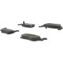 CENTRIC PARTS 102.11200 C-Tek Semi-Metallic Brake Pads with Shims