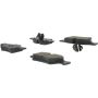 CENTRIC PARTS 102.11220 C-Tek Semi-Metallic Brake Pads with Shims