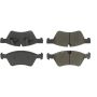 CENTRIC PARTS 102.11230 C-Tek Semi-Metallic Brake Pads with Shims