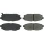 CENTRIC PARTS 102.11240 C-Tek Semi-Metallic Brake Pads with Shims