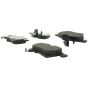 CENTRIC PARTS 102.11410 C-Tek Semi-Metallic Brake Pads with Shims