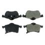 CENTRIC PARTS 102.11410 C-Tek Semi-Metallic Brake Pads with Shims