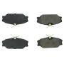 CENTRIC PARTS 102.11450 C-Tek Semi-Metallic Brake Pads with Shims