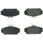 CENTRIC PARTS 102.11470 C-Tek Semi-Metallic Brake Pads with Shims