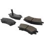CENTRIC PARTS 102.11480 C-Tek Semi-Metallic Brake Pads with Shims
