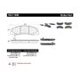 CENTRIC PARTS 102.11590 C-Tek Semi-Metallic Brake Pads with Shims