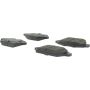 CENTRIC PARTS 102.11610 C-Tek Semi-Metallic Brake Pads with Shims
