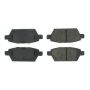 CENTRIC PARTS 102.11610 C-Tek Semi-Metallic Brake Pads with Shims