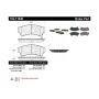 CENTRIC PARTS 102.11640 C-Tek Semi-Metallic Brake Pads with Shims