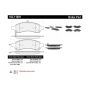 CENTRIC PARTS 102.11691 C-Tek Semi-Metallic Brake Pads with Shims