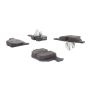 CENTRIC PARTS 102.11700 C-Tek Semi-Metallic Brake Pads with Shims