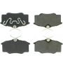 CENTRIC PARTS 102.11730 C-Tek Semi-Metallic Brake Pads with Shims