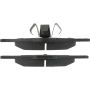 CENTRIC PARTS 102.11750 C-Tek Semi-Metallic Brake Pads with Shims