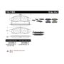 CENTRIC PARTS 102.11830 C-Tek Semi-Metallic Brake Pads with Shims