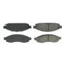 CENTRIC PARTS 102.11830 C-Tek Semi-Metallic Brake Pads with Shims