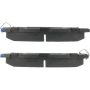 CENTRIC PARTS 102.11840 C-Tek Semi-Metallic Brake Pads with Shims