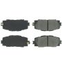CENTRIC PARTS 102.11840 C-Tek Semi-Metallic Brake Pads with Shims