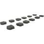 CENTRIC PARTS 102.11850 C-Tek Semi-Metallic Brake Pads with Shims