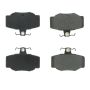 CENTRIC PARTS 102.11870 C-Tek Semi-Metallic Brake Pads with Shims