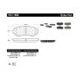 CENTRIC PARTS 102.11880 C-Tek Semi-Metallic Brake Pads with Shims