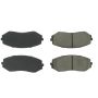 CENTRIC PARTS 102.11880 C-Tek Semi-Metallic Brake Pads with Shims