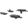 CENTRIC PARTS 102.11890 C-Tek Semi-Metallic Brake Pads with Shims